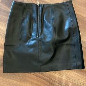 Leather skirt